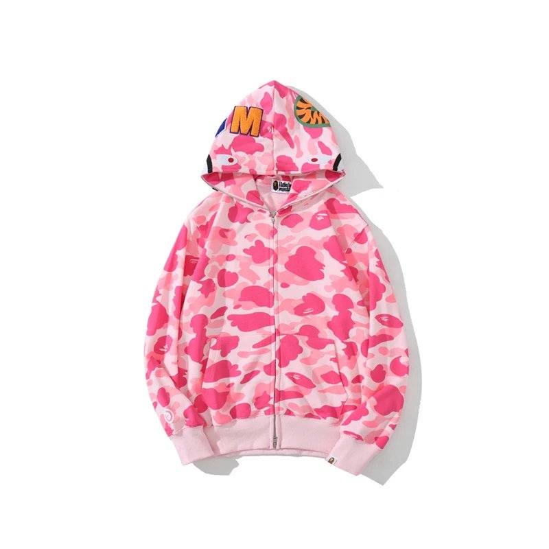 Bape Zip Up Hoodie суитчър с цип streetwear A Bathing Ape