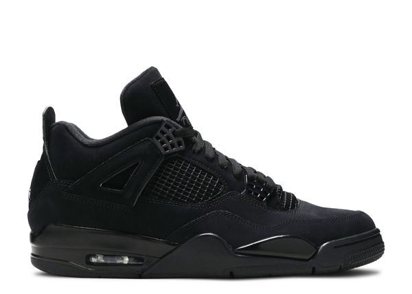 Jordan 4 Retro Black Cat унисекс маратонки черна кожа велур