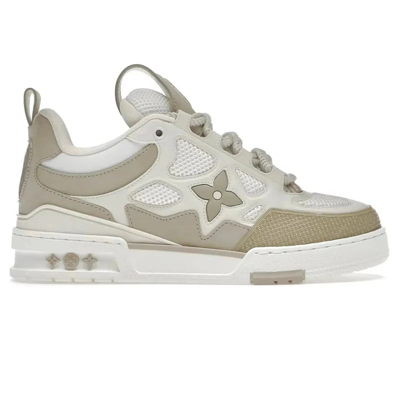 Бежови маратонки в стил Louis Vuitton Skate Trainer – мъжки модел с модерен силует