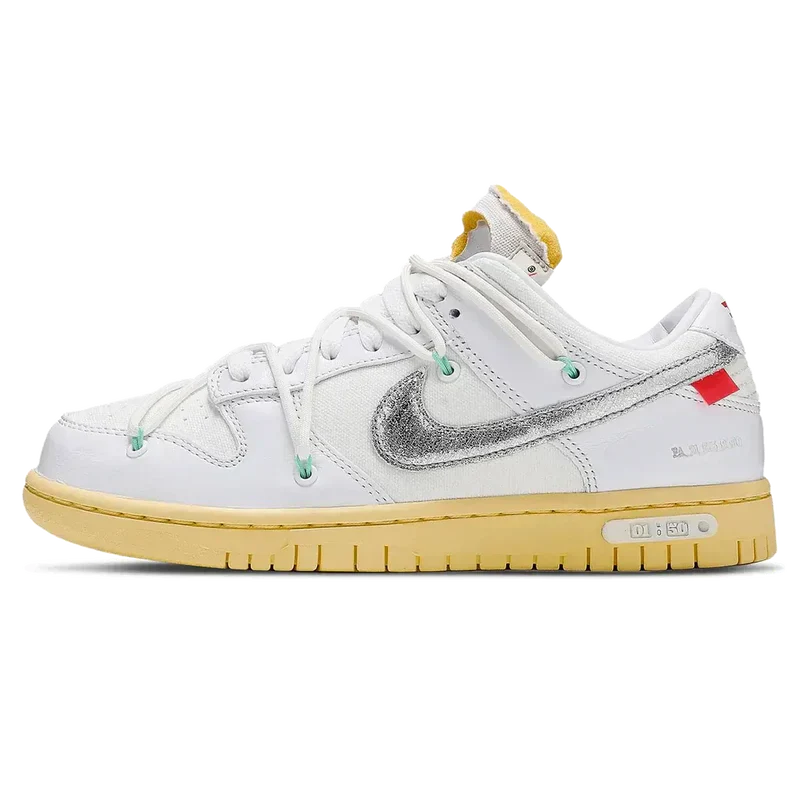 Off-White x Nike Dunk Low Dear Summer 01 of 50 маратонки лимитирани черни кожа