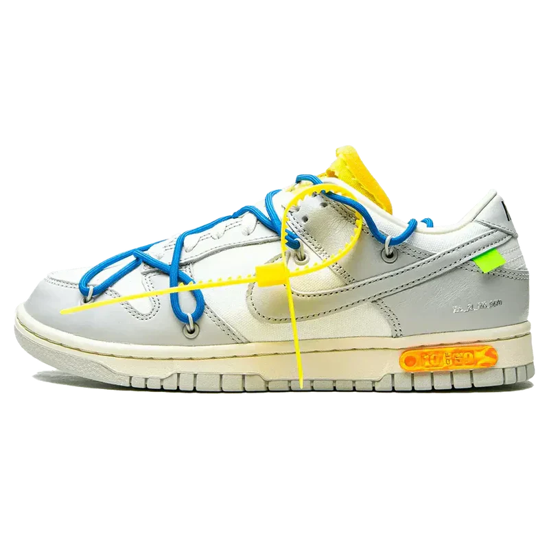 Off-White x Nike Dunk Low Lot 10 of 50 маратонки лимитирани черни кожа