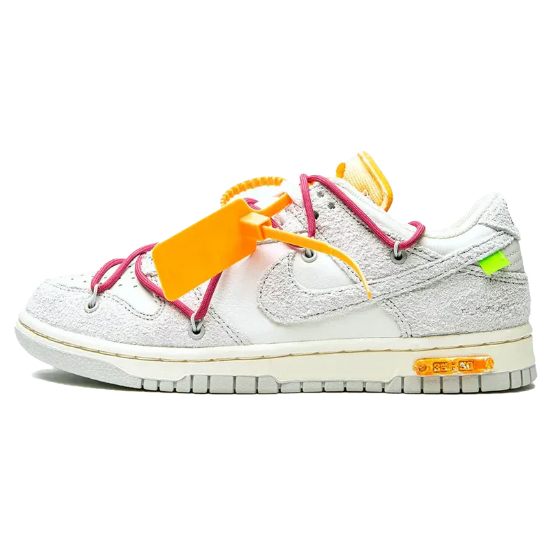 Off-White x Nike Dunk Low Lot 35 of 50 маратонки лимитирани черни кожа
