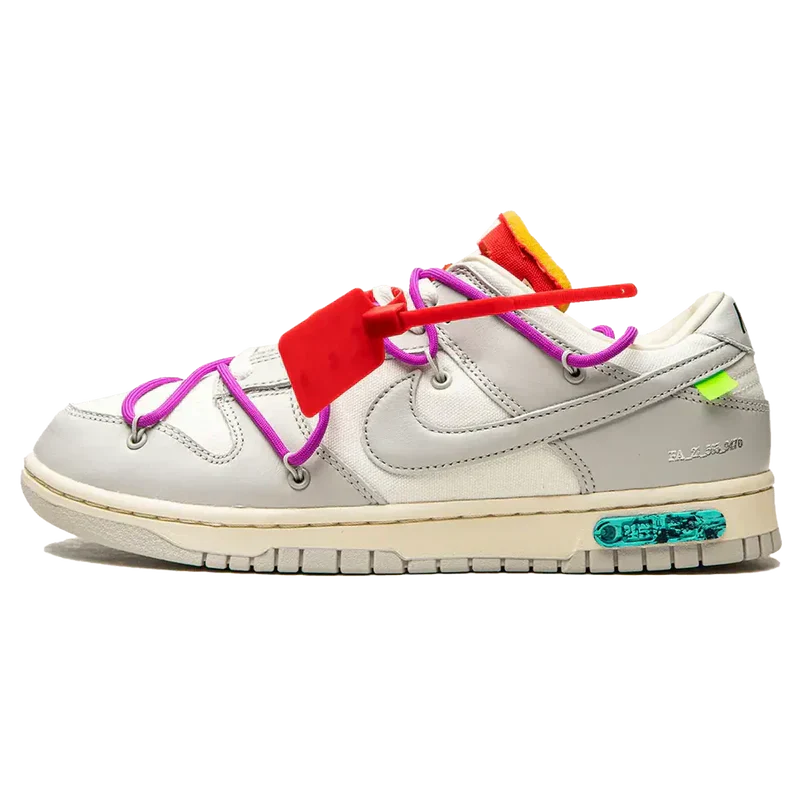 Off-White x Nike Dunk Low Lot 45 of 50 маратонки лимитирани черни кожа