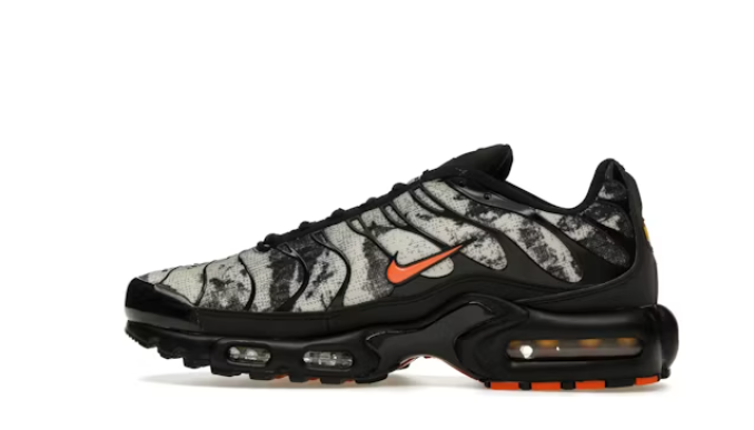 Air Max Plus Camo Black Safety Orange