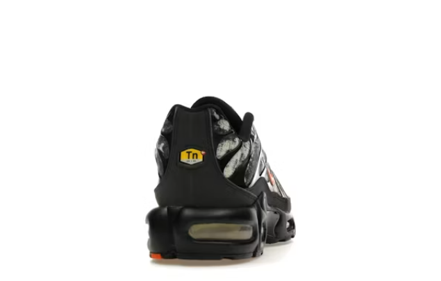 Air Max Plus Camo Black Safety Orange