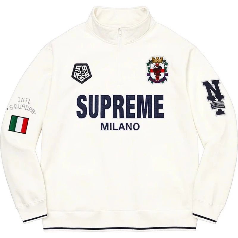 Supreme x Polo Quarter Zip суитчър streetwear колаборация Ralph Lauren
