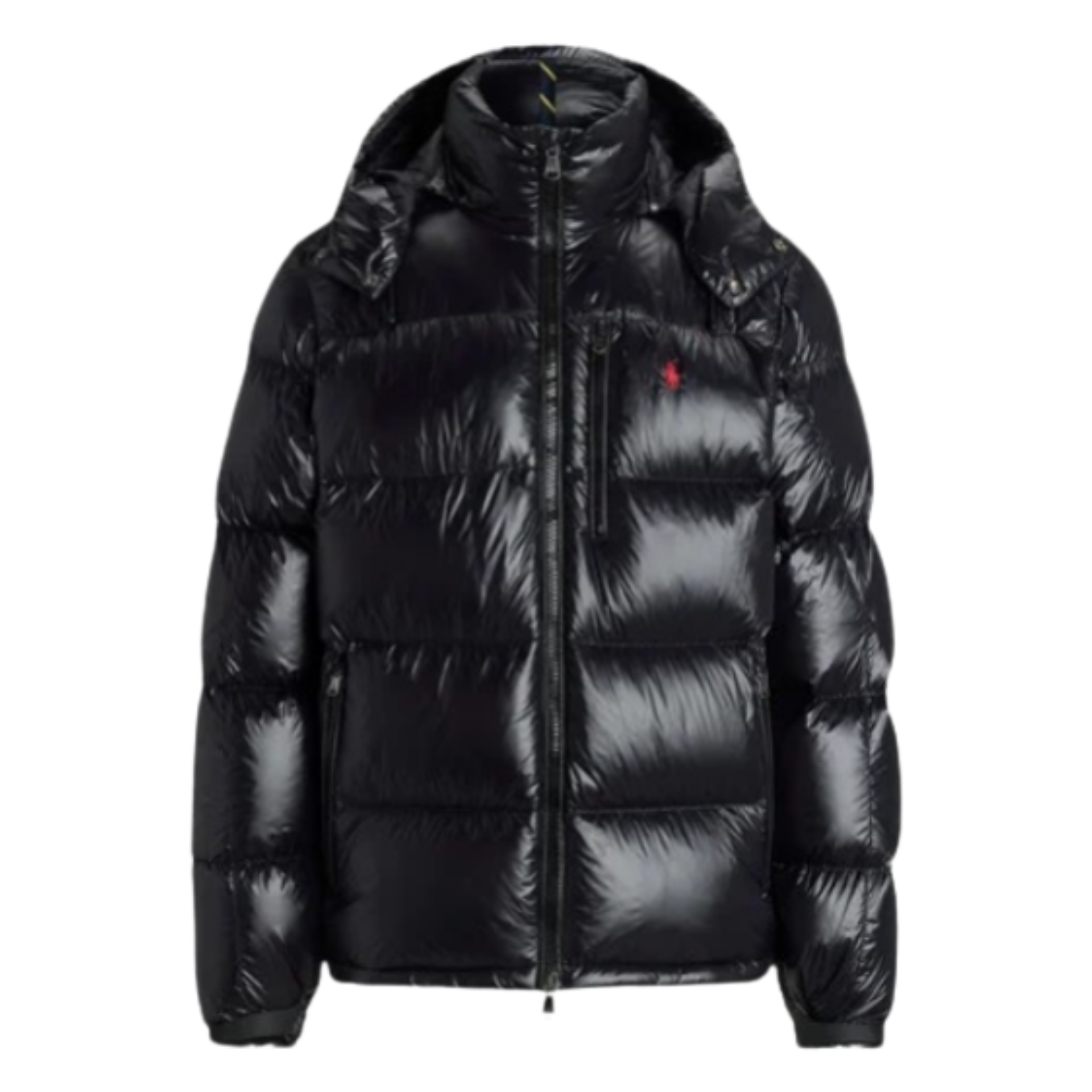 Polo Ralph Lauren The Gorham Glossed Down Jacket Black Glossy