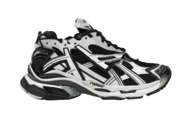 BA Runner White Black White
