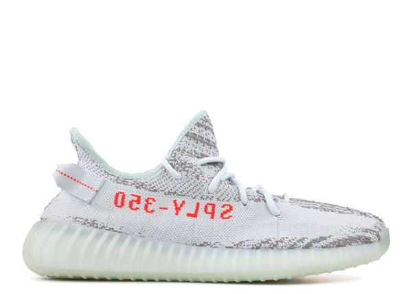 YZY Boost 350 V2 Blue Tint маратонки сиви сини Primeknit