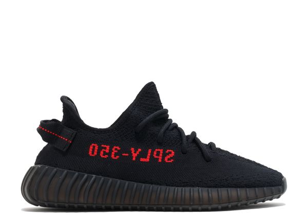 YZY Boost 350 V2 Bred маратонки черни луксозни Primeknit