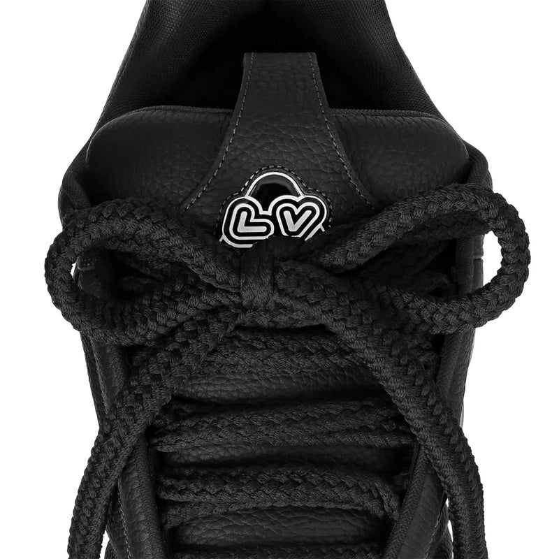 Louis Vuitton LV Skate Grained Leather Trainer Black