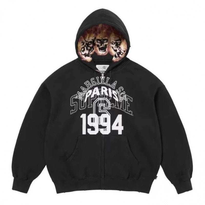 Supreme x Maison Margiela Zip Up Hoodie