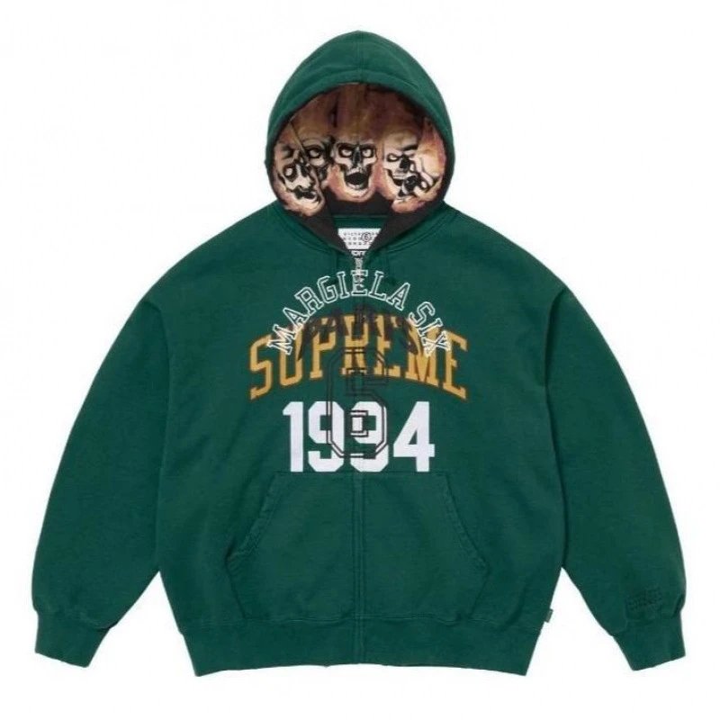 Supreme x Maison Margiela Zip Up Hoodie