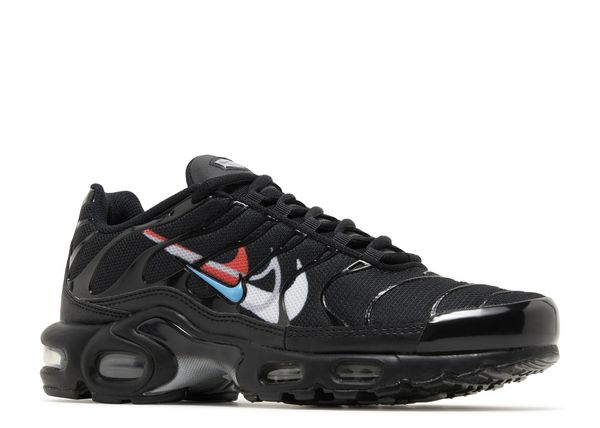 Nike Air Max Plus 'Multi Swoosh - Black Bright Crimson'