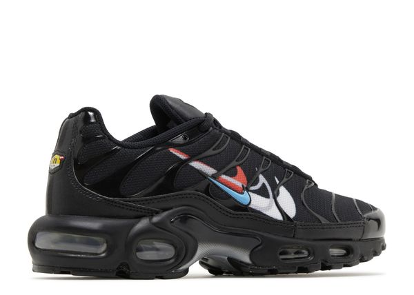 Nike Air Max Plus 'Multi Swoosh - Black Bright Crimson'